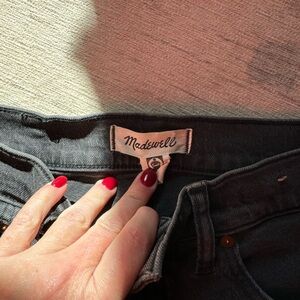 Madewell Perfect Vintage Wide Leg crop jeans